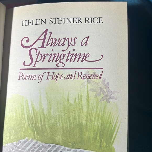 Book - Always a Springtime / Poems of Hope & Renewal - Picture 9 of 9